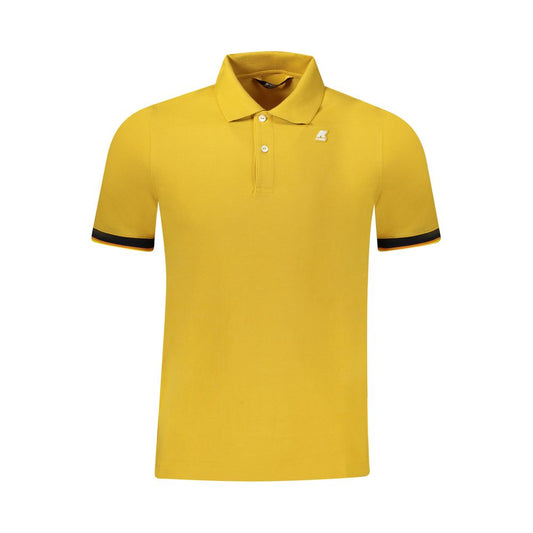 Polo amarillo de algodón para hombre