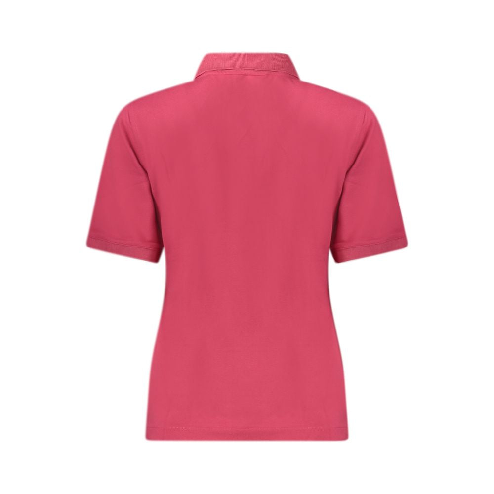 Polo rosa de algodón para mujer