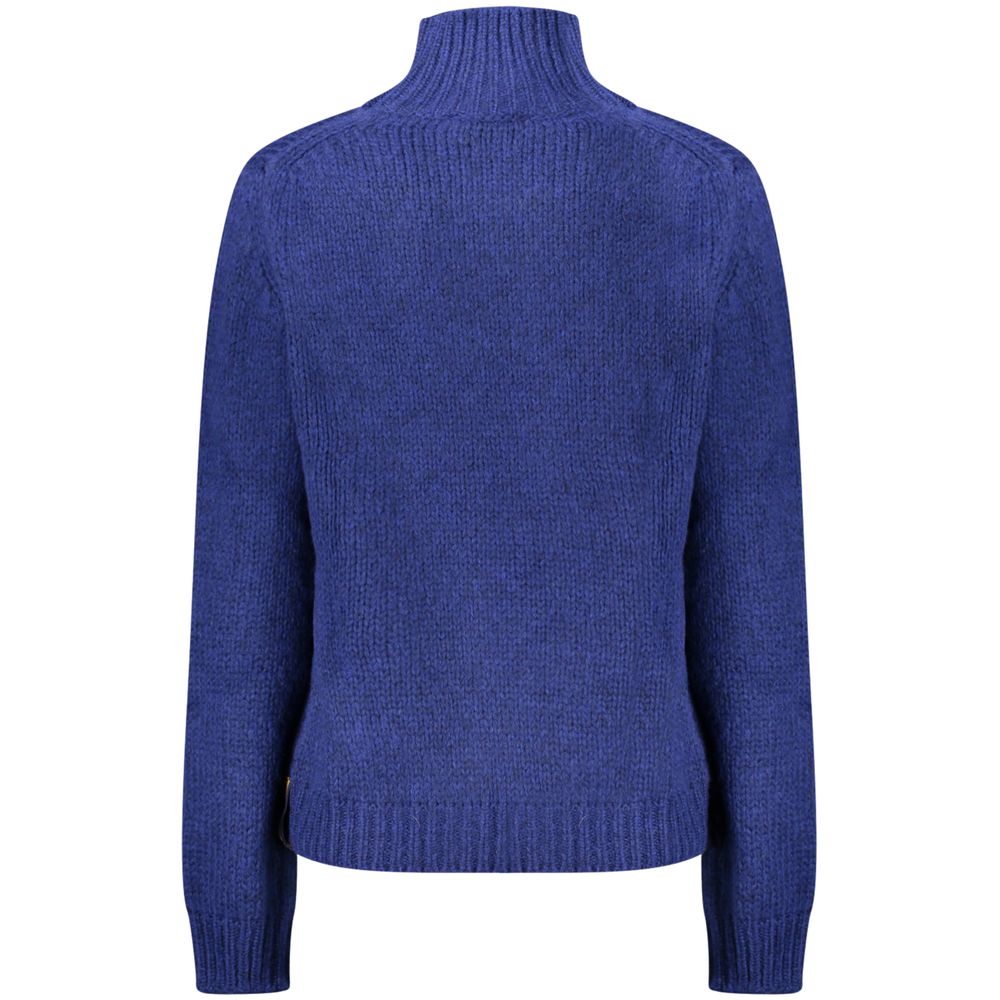 Blue Wool Women Sweater