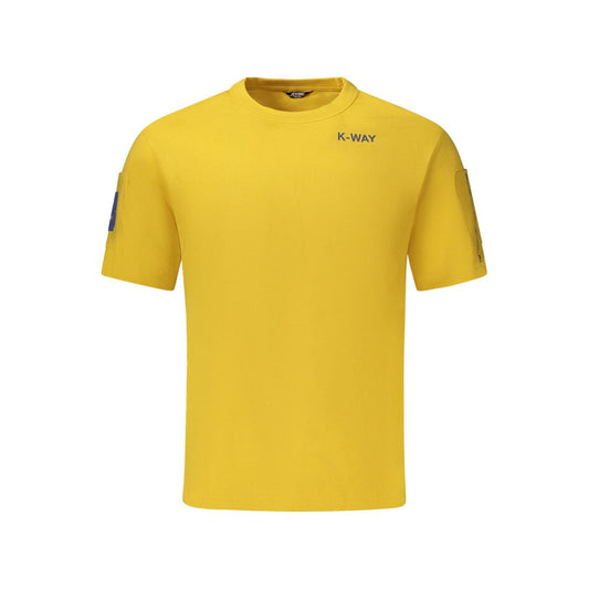 Camiseta amarilla de algodón para hombre