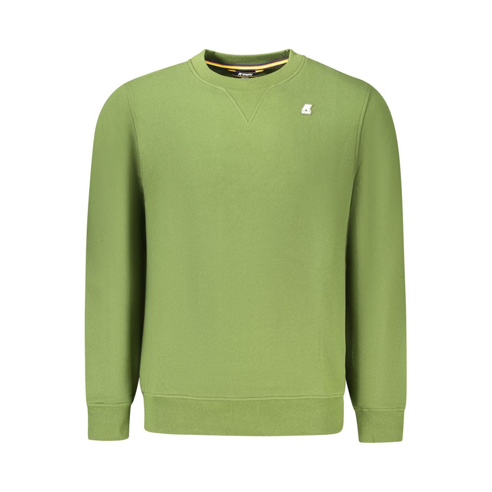 Jersey verde de algodón para hombre