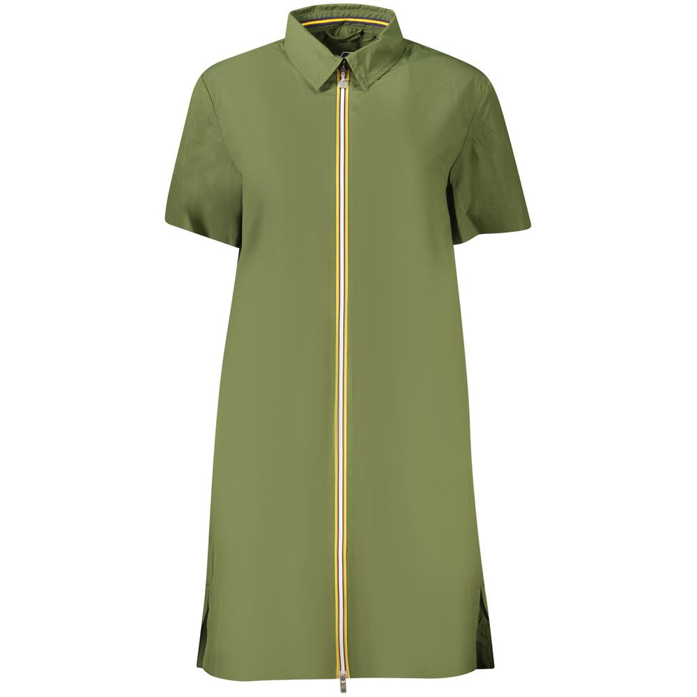 Green Polyamide Women Dress