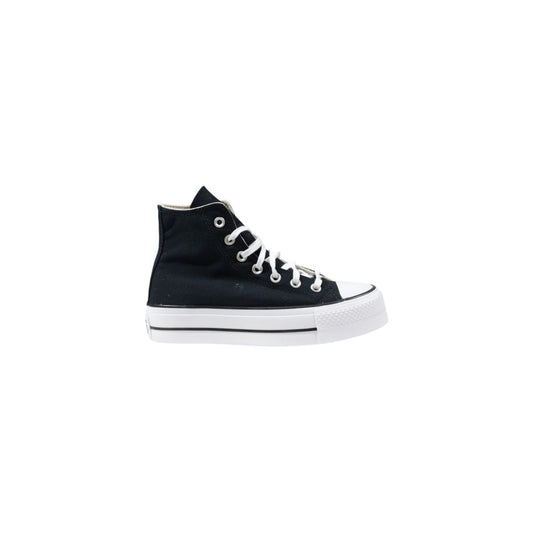 Black Polyester Sneaker