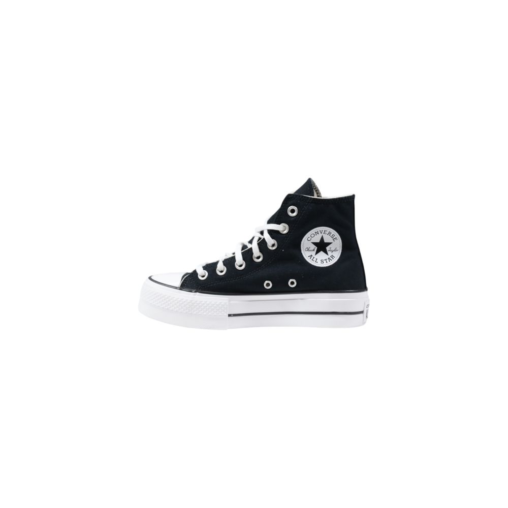 Black Polyester Sneaker