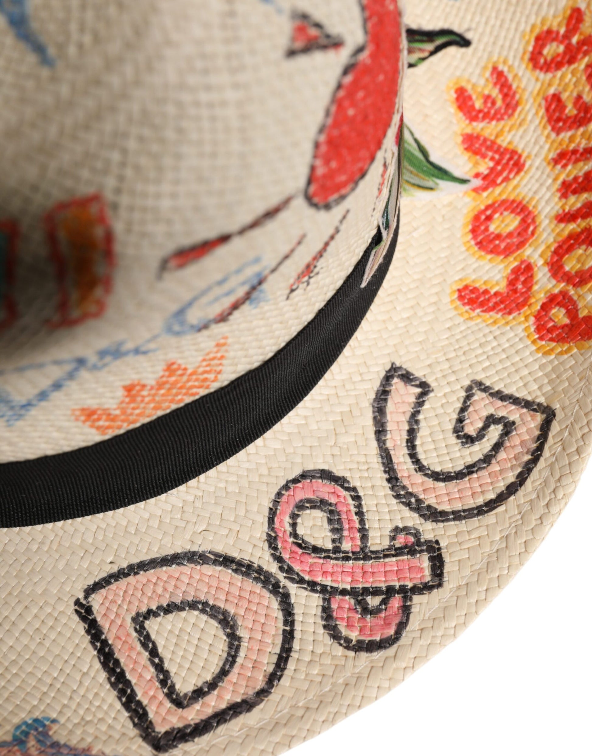 Multicolor Floral Women Fedora Wide Brim Hat