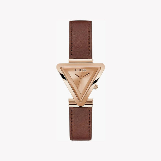 Reloj de piel marrón