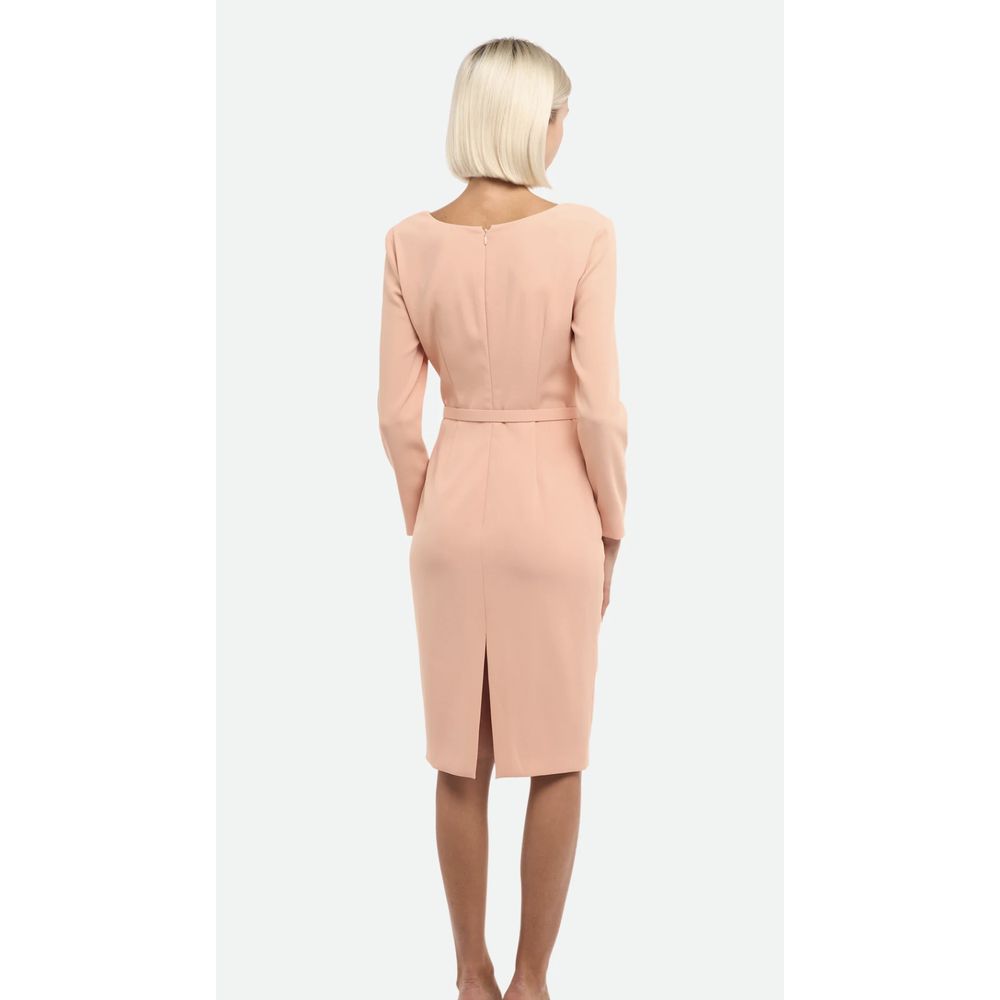 Pink Polyester Dress