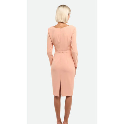 Pink Polyester Dress