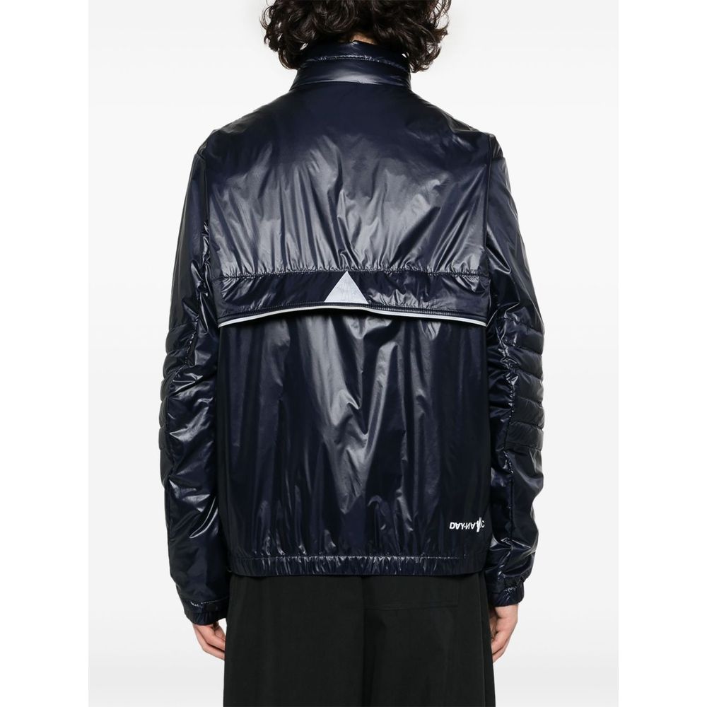 Chaqueta azul de poliamida