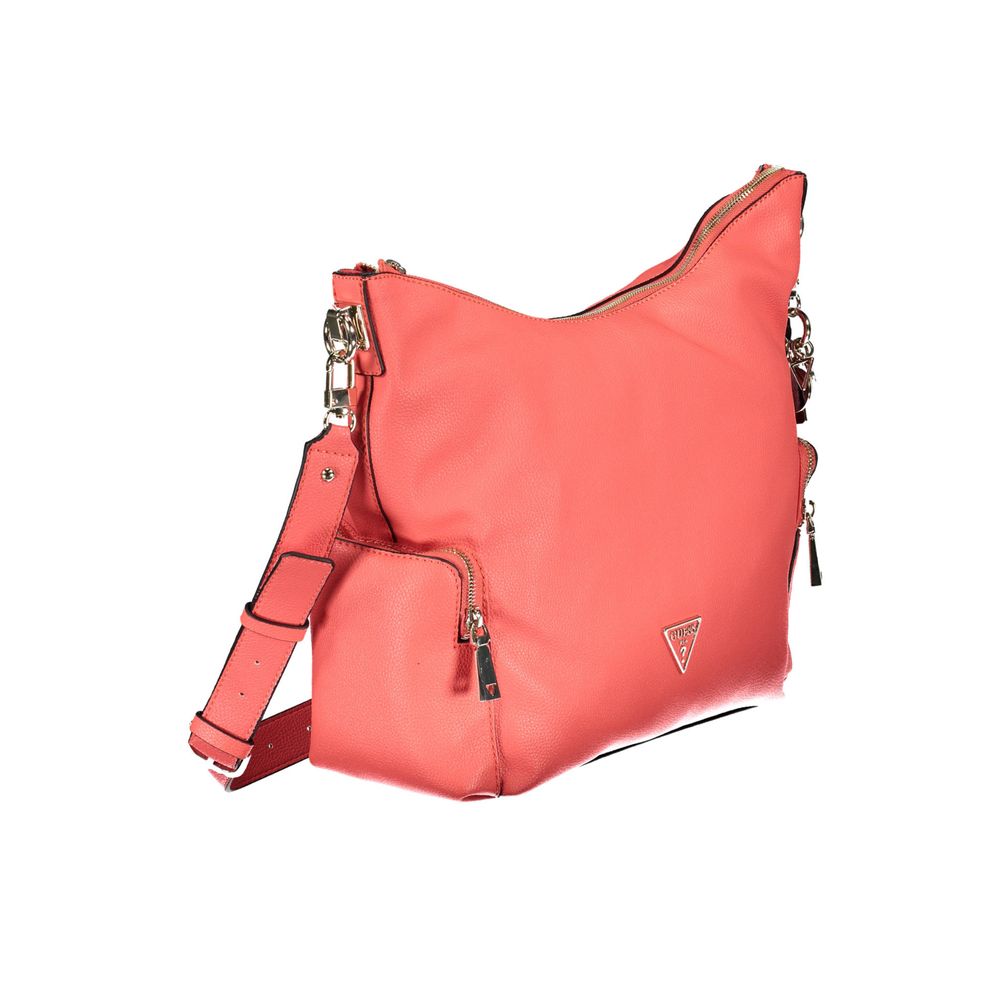 Bolso de polietileno rosa para mujer