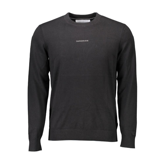 Jersey Negro Algodón Hombre