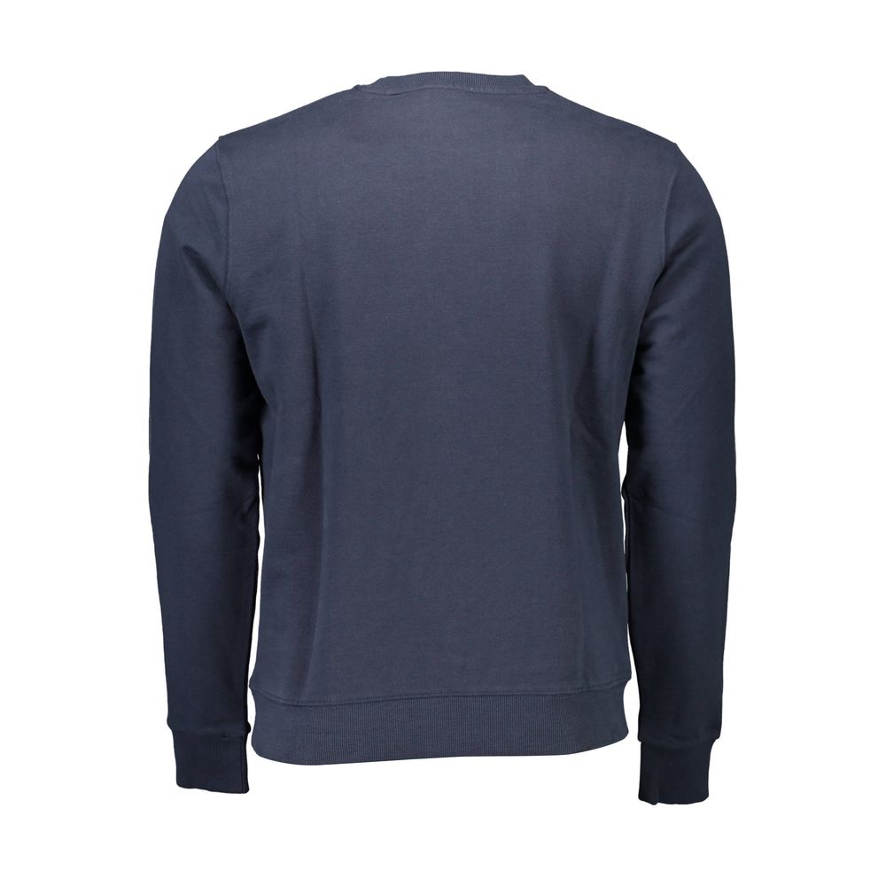 Jersey azul de algodón para hombre