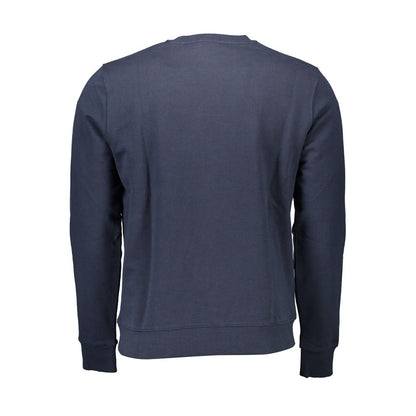 Jersey azul de algodón para hombre