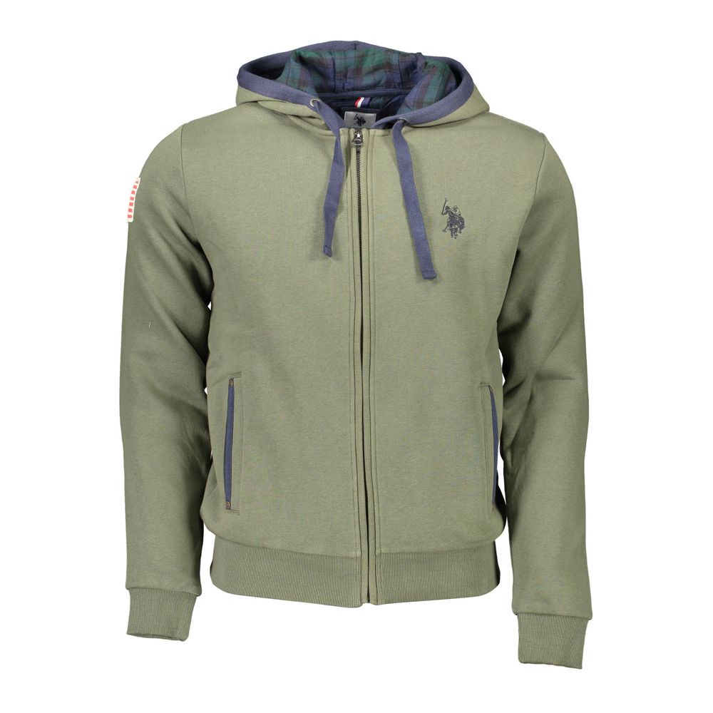 Jersey verde de algodón para hombre