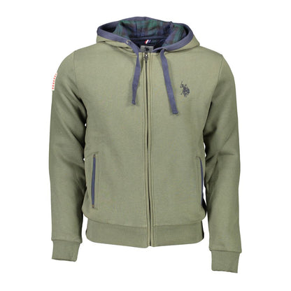 Jersey verde de algodón para hombre