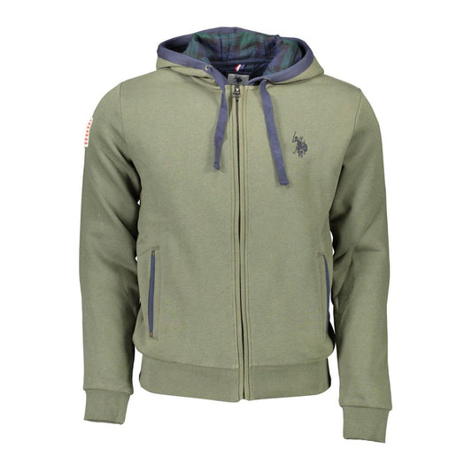 Jersey verde de algodón para hombre