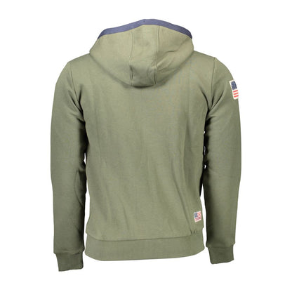 Jersey verde de algodón para hombre