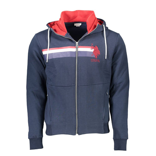 Jersey azul de algodón para hombre