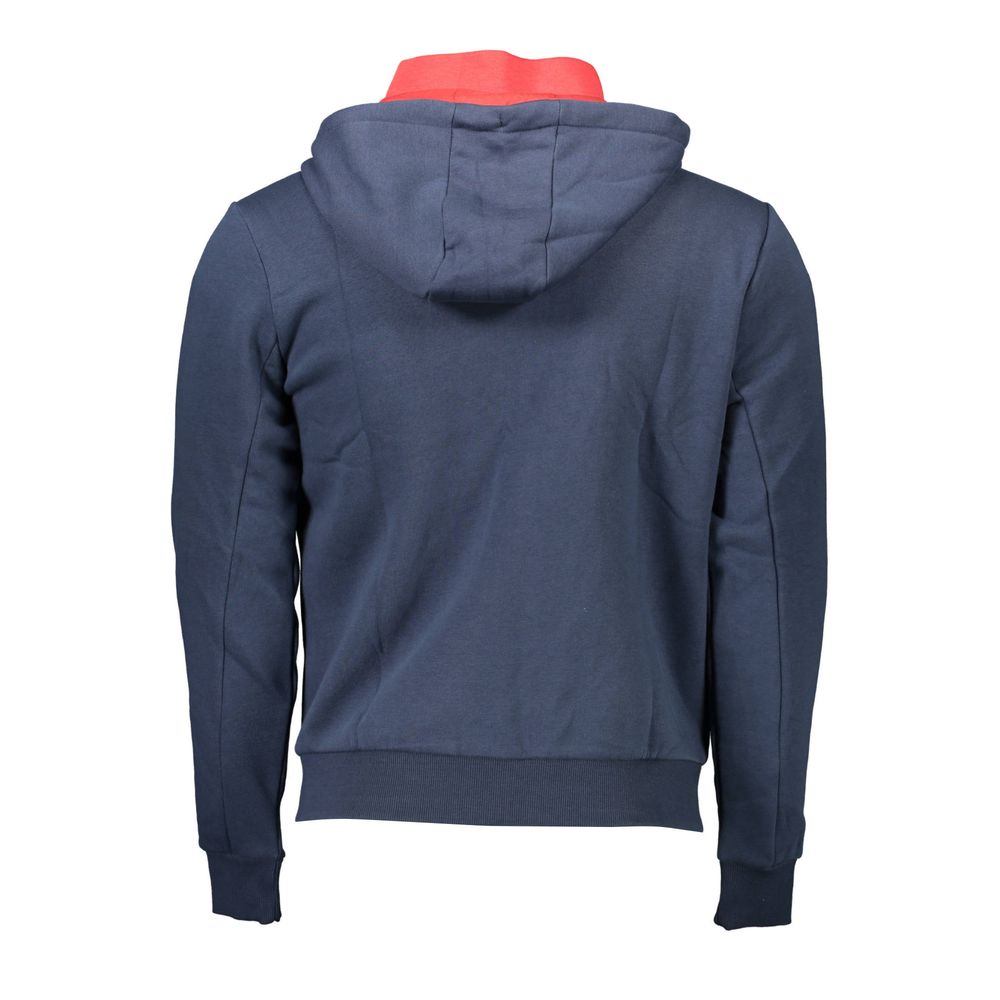 Jersey azul de algodón para hombre
