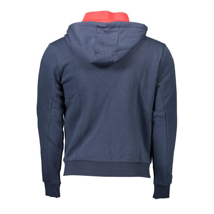 Jersey azul de algodón para hombre