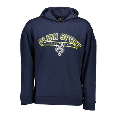 Jersey azul de algodón para hombre