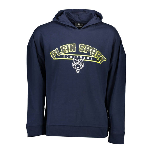 Jersey azul de algodón para hombre