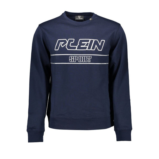 Jersey azul de algodón para hombre