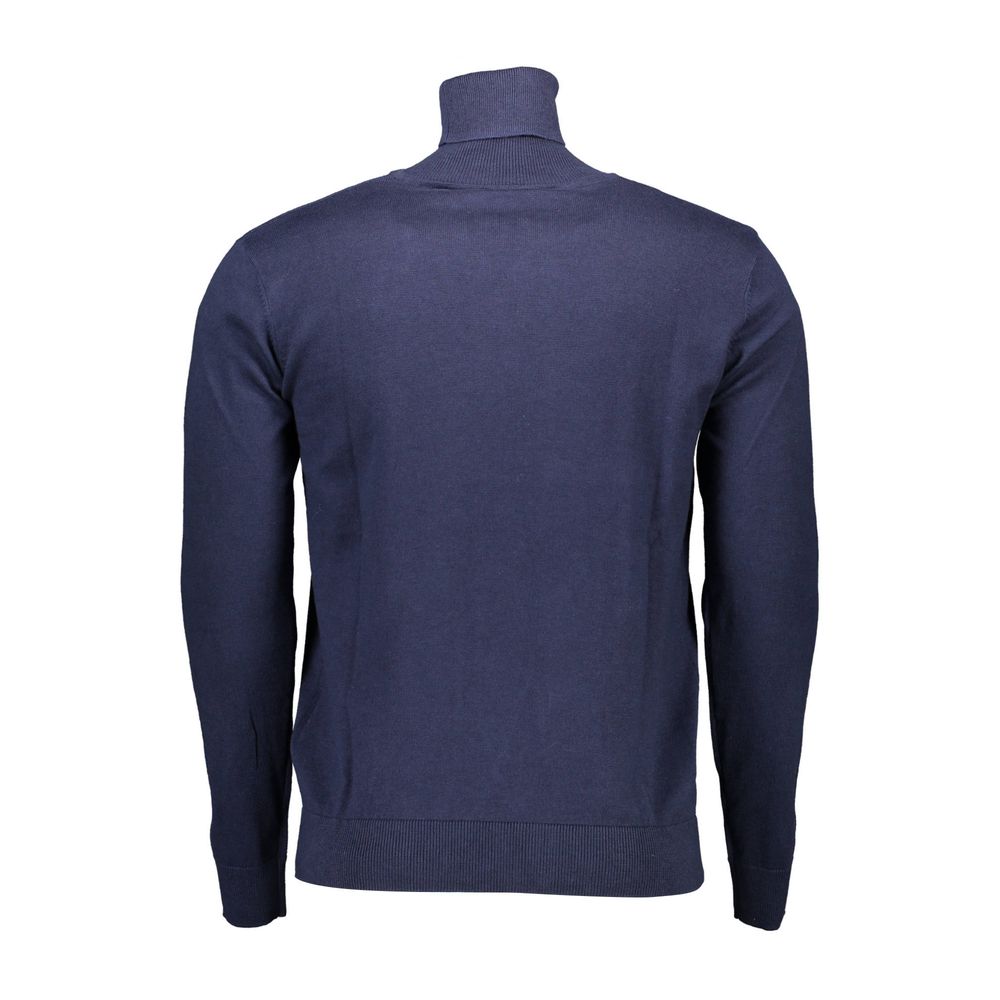Jersey azul de algodón para hombre