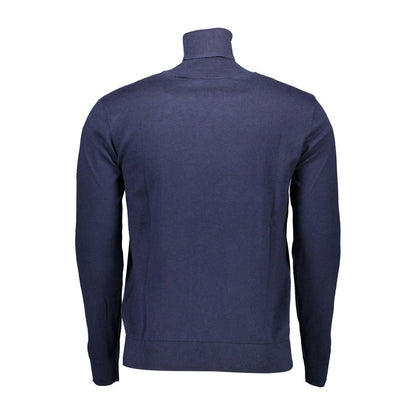 Jersey azul de algodón para hombre