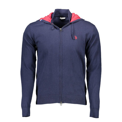 Jersey azul de algodón para hombre