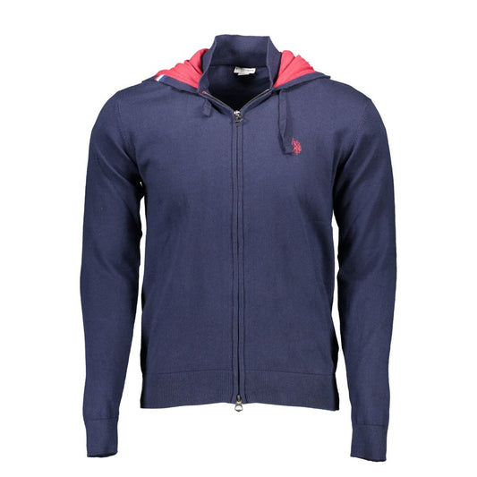 Jersey azul de algodón para hombre