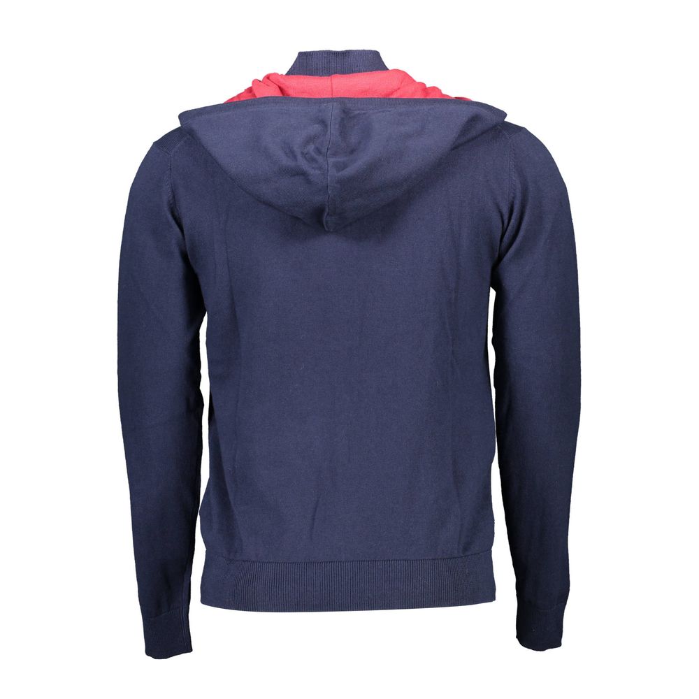Jersey azul de algodón para hombre