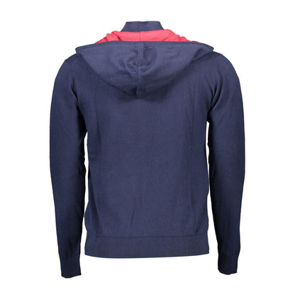 Jersey azul de algodón para hombre