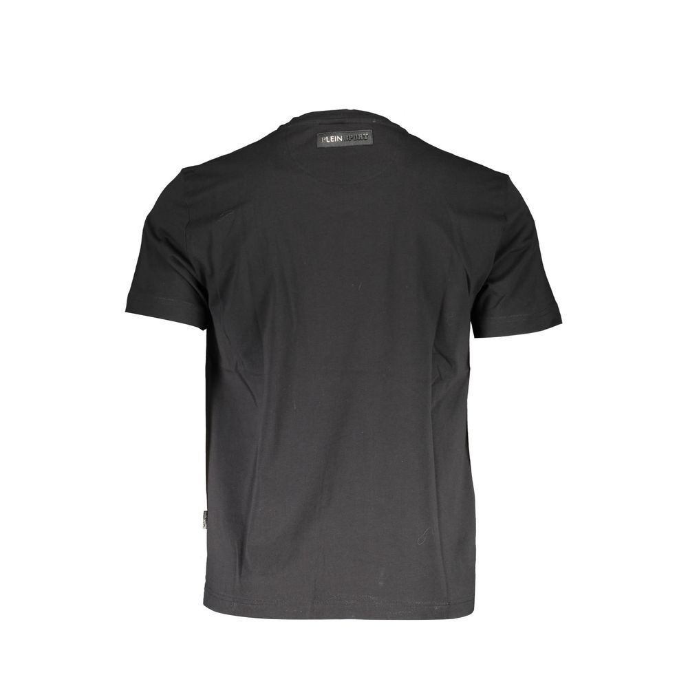 Camiseta negra de algodón para hombre