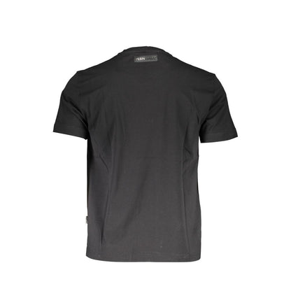 Camiseta negra de algodón para hombre