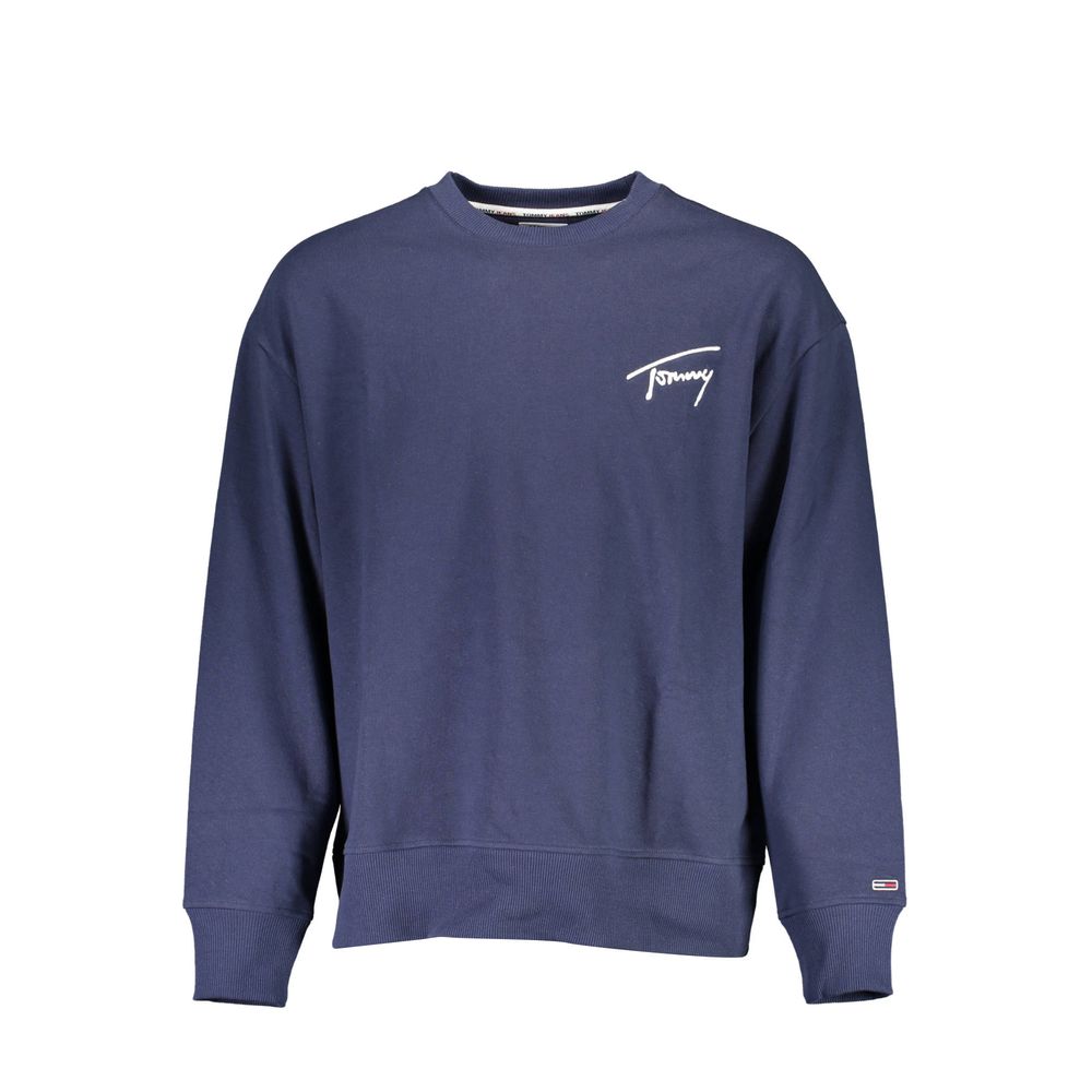Jersey azul de algodón para hombre