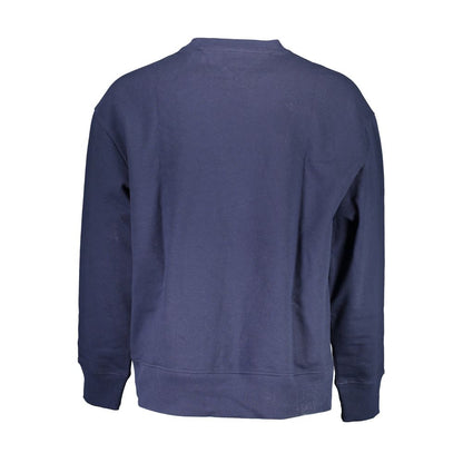 Jersey azul de algodón para hombre