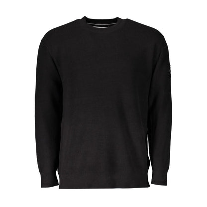 Jersey Negro Algodón Hombre