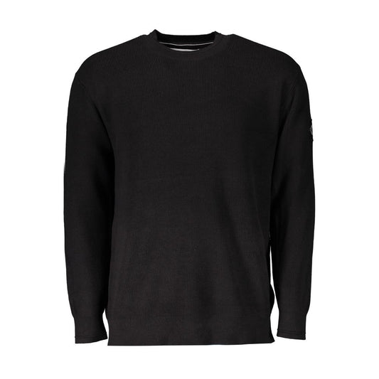 Jersey Negro Algodón Hombre