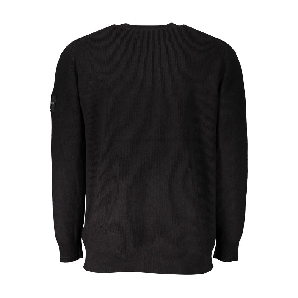 Jersey Negro Algodón Hombre