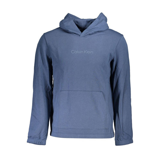 Blue Cotton Men Sweater