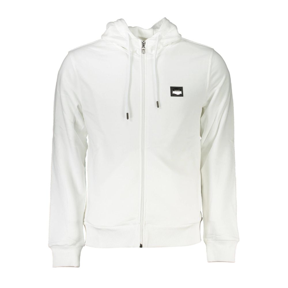 Sudadera blanca de algodón para hombre