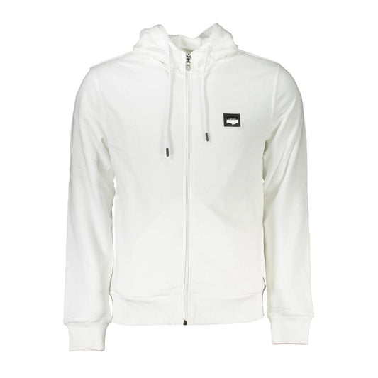 Sudadera blanca de algodón para hombre