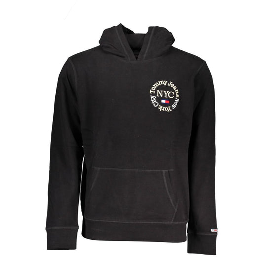 Jersey Negro Algodón Hombre