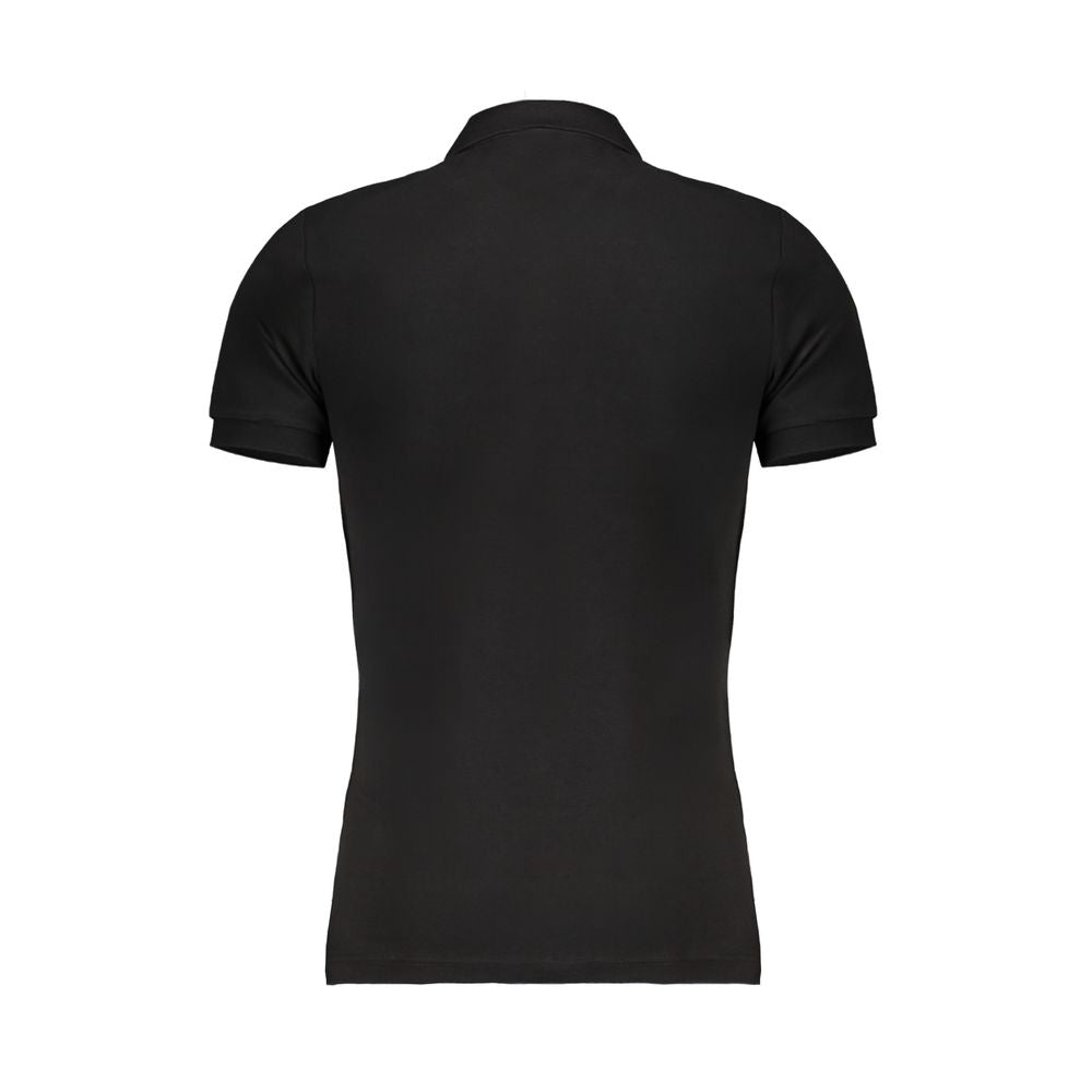 Polo de algodón negro