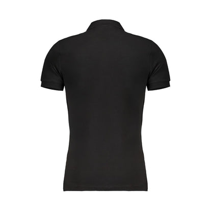Polo de algodón negro