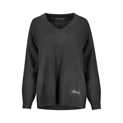 Jersey acrílico negro para mujer