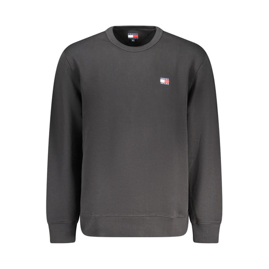 Jersey Negro Algodón Hombre