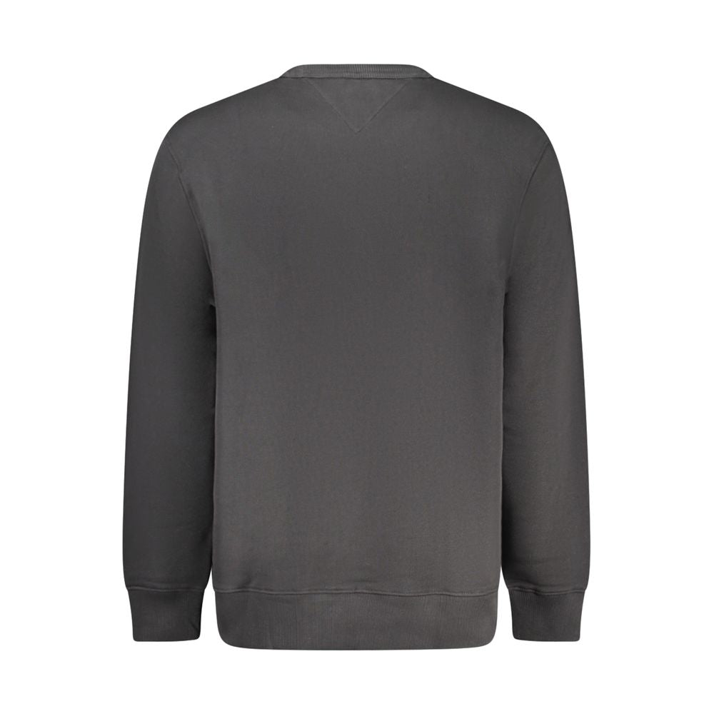 Jersey Negro Algodón Hombre