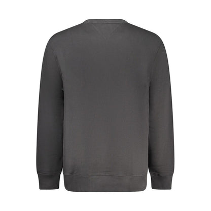 Jersey Negro Algodón Hombre